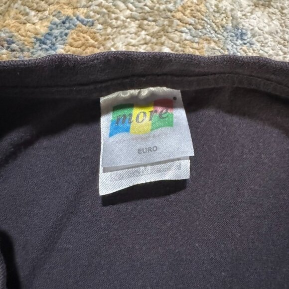 Vintage Sicilia Italia Graphic T-Shirt Black — More Euro Brand Medium - Picture 2 of 3